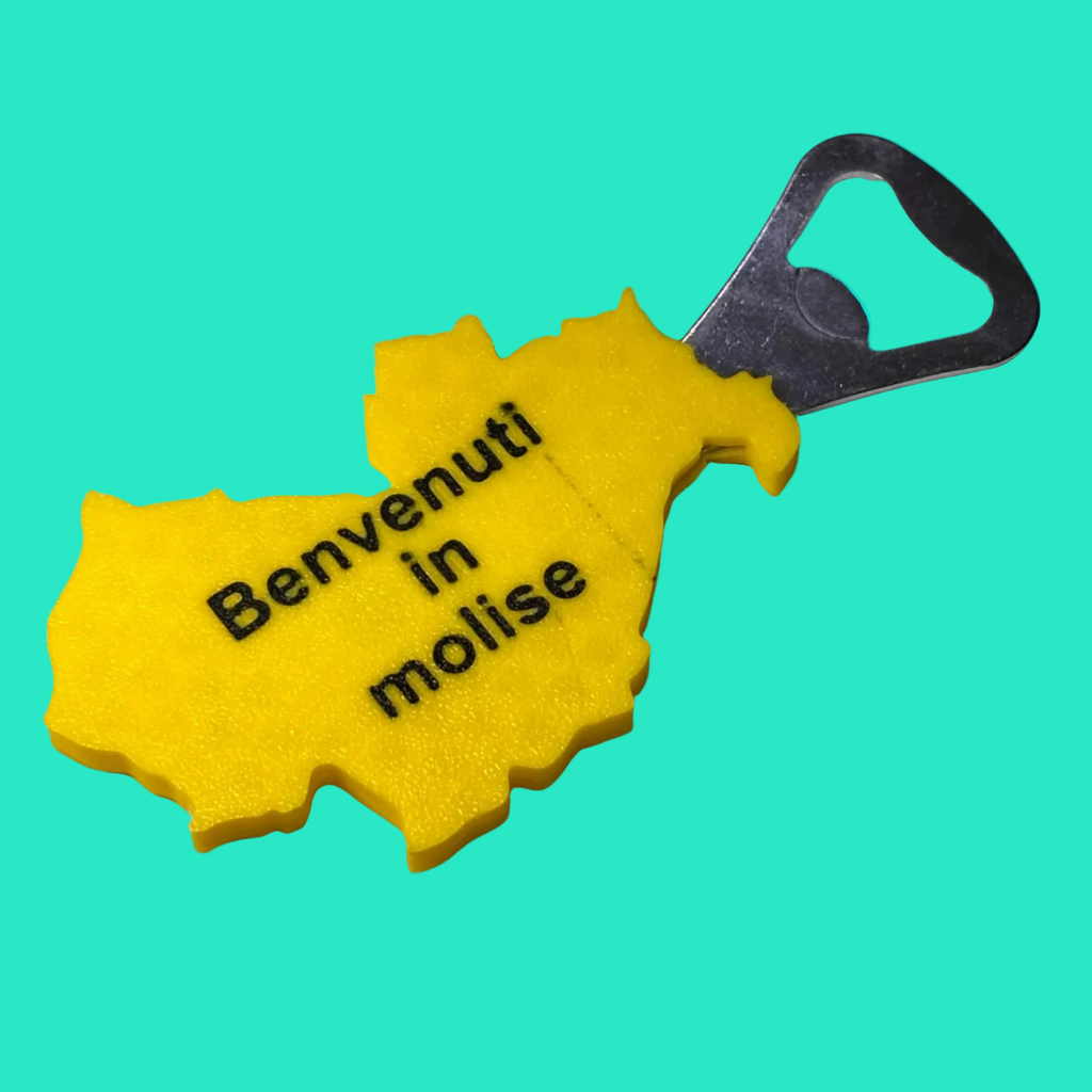 Apribottiglie “Molise” in PLA Stampato in 3D con Anima in Metallo