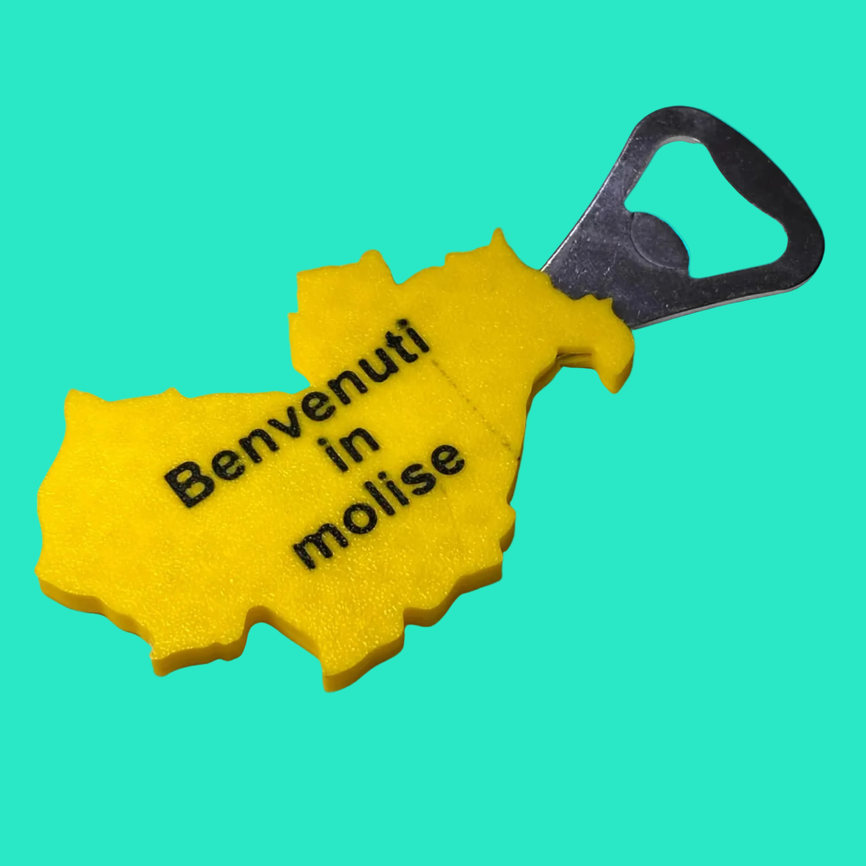 Apribottiglie “Molise” in PLA Stampato in 3D con Anima in Metallo