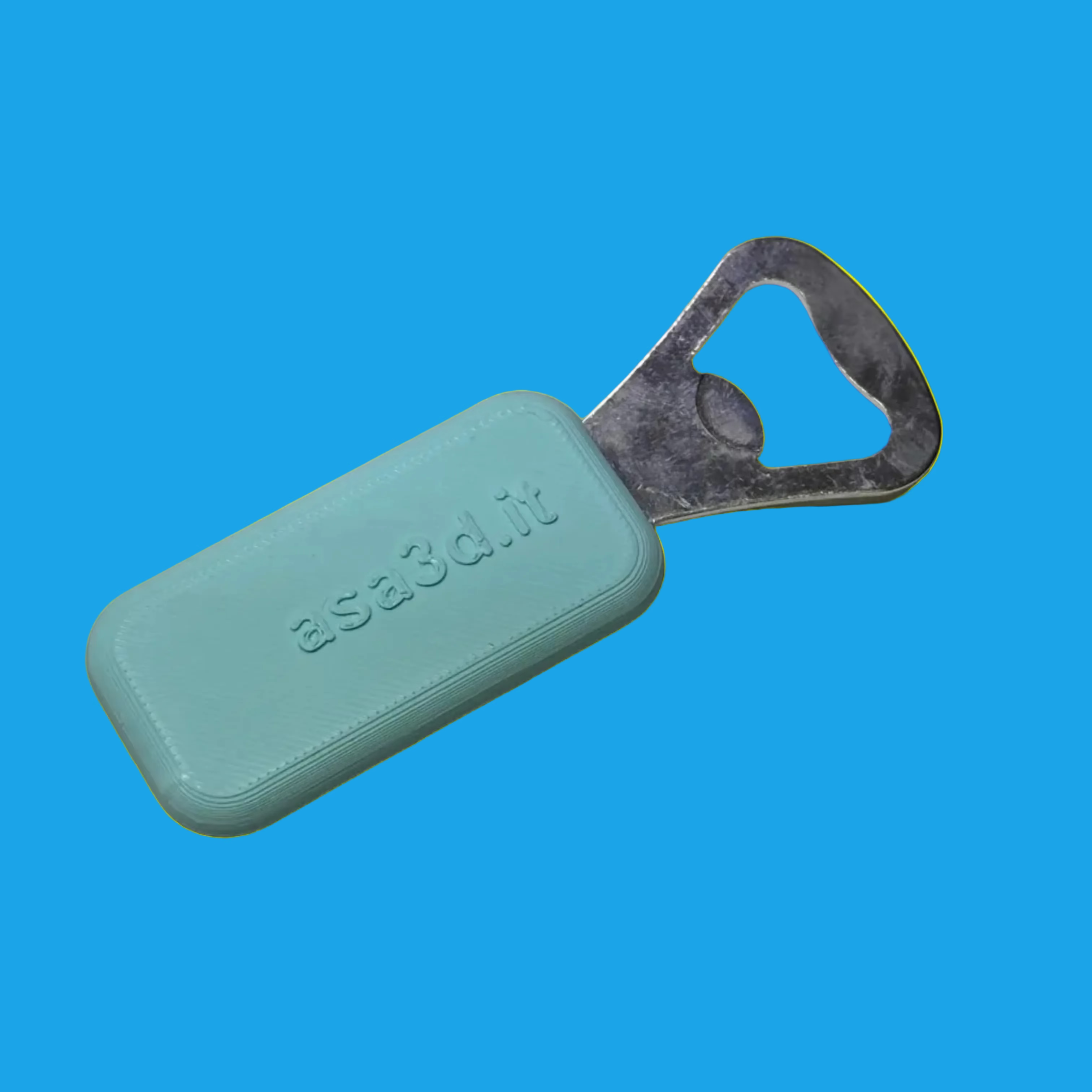 Apribottiglie "Song r'sernia” in PLA Stampato in 3D con Anima in Metallo